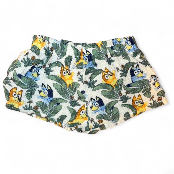 Bluey Linen Shorts 5T Girls Bingo Spring Summer Vacation - Picture 4 of 5